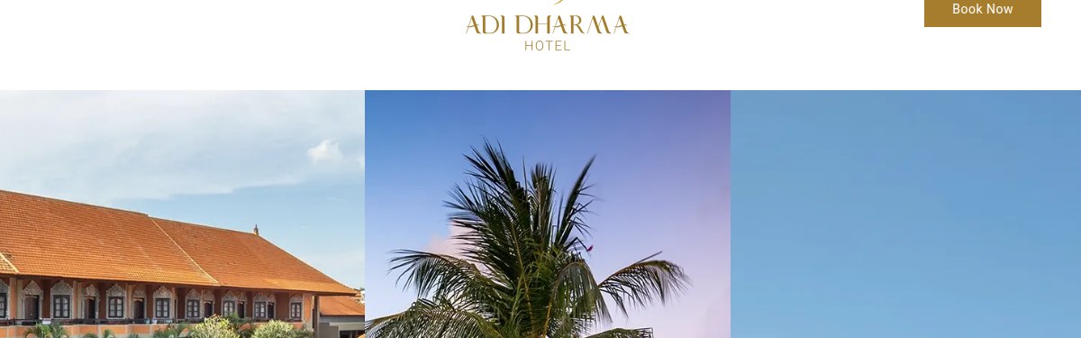 Tangkapan layar situs resmi Adhi Dharma Hotel